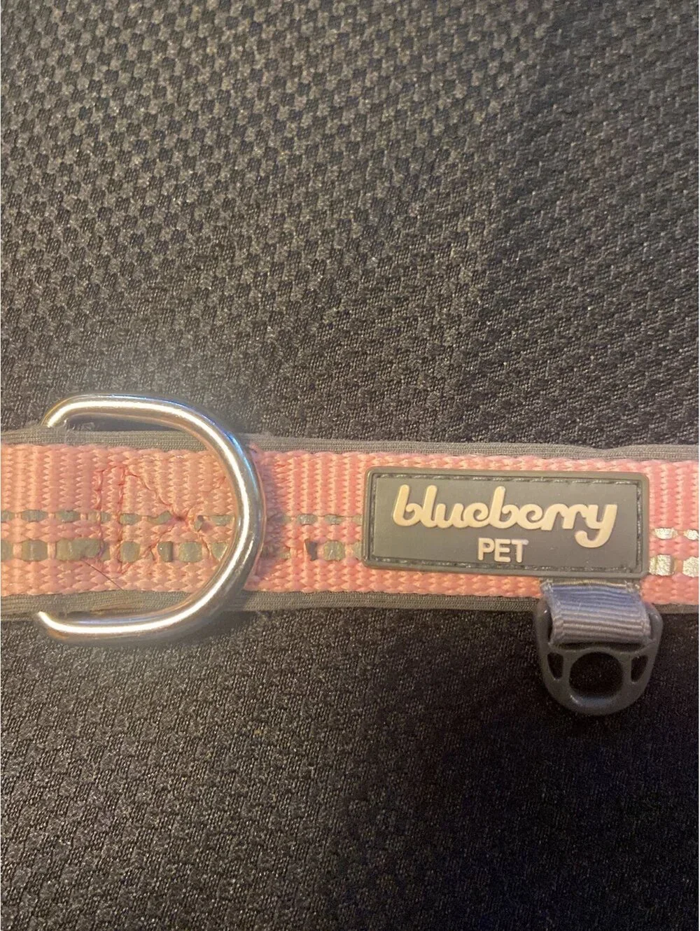 Blueberry Pet pink dog collar (M)